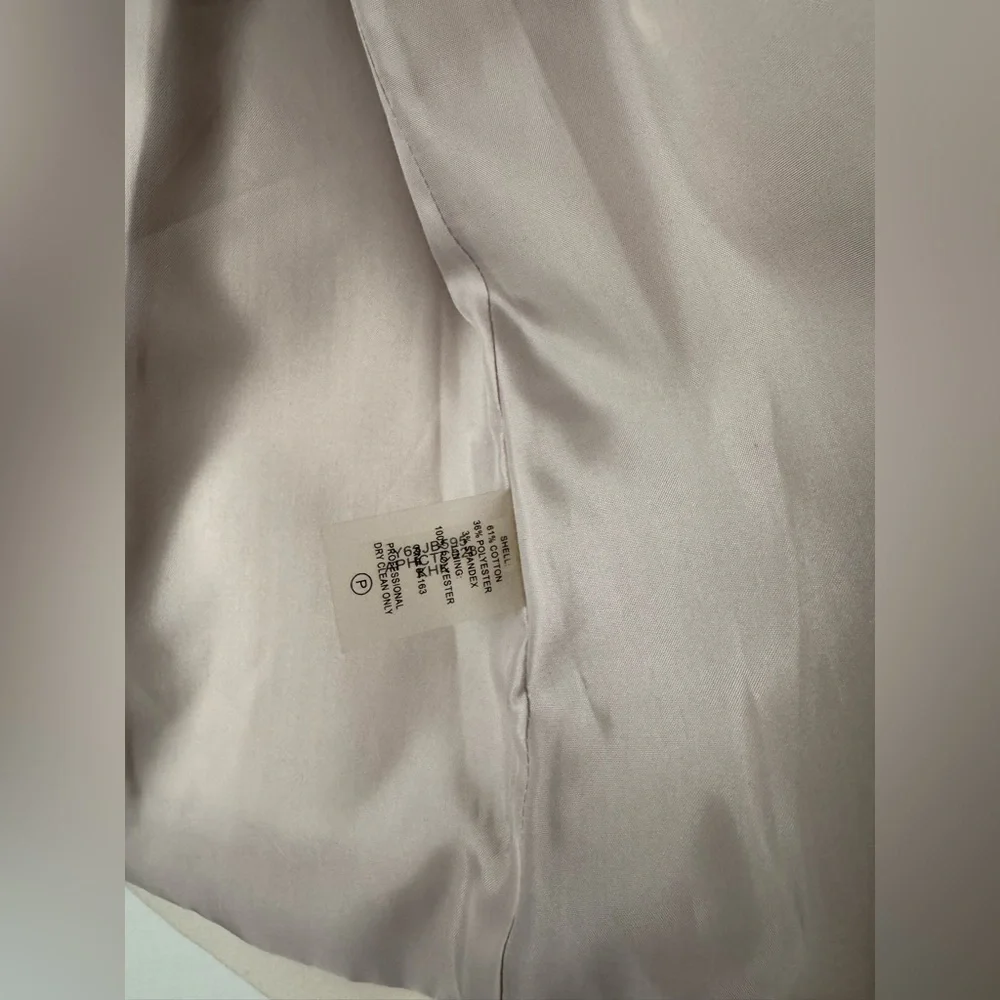 Cream Jacket Blouzer NEW YORK Career Size 8 - Picture 6 of 7